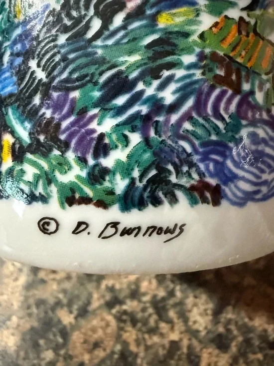 Chaleur Masters Collection Van Gogh Starry Night D. Burrows Coffee Mug 14oz - Picture 8 of 8